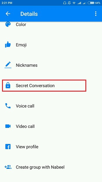 Secret conversation