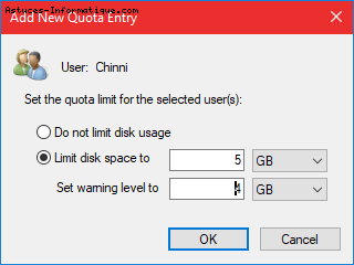 Comment empêcher un utilisateur d'utiliser tout l'espace disque dur dans Windows