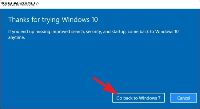 Comment rétrograder Windows 10 et réinstaller Windows 7